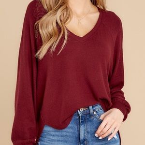 Z SUPPLY, Merlot Sweater, SIZE SMALL, Like new